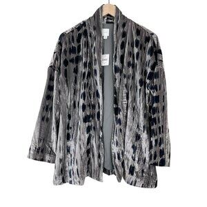 Purejill Crushed Velvet Shibori Jacket Size MP